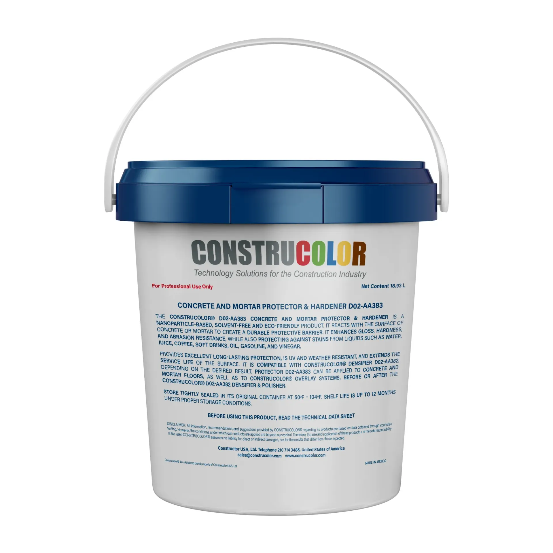 [D02_AA383_US] Protector y Endurecedor de Concreto y Mortero D02-AA383